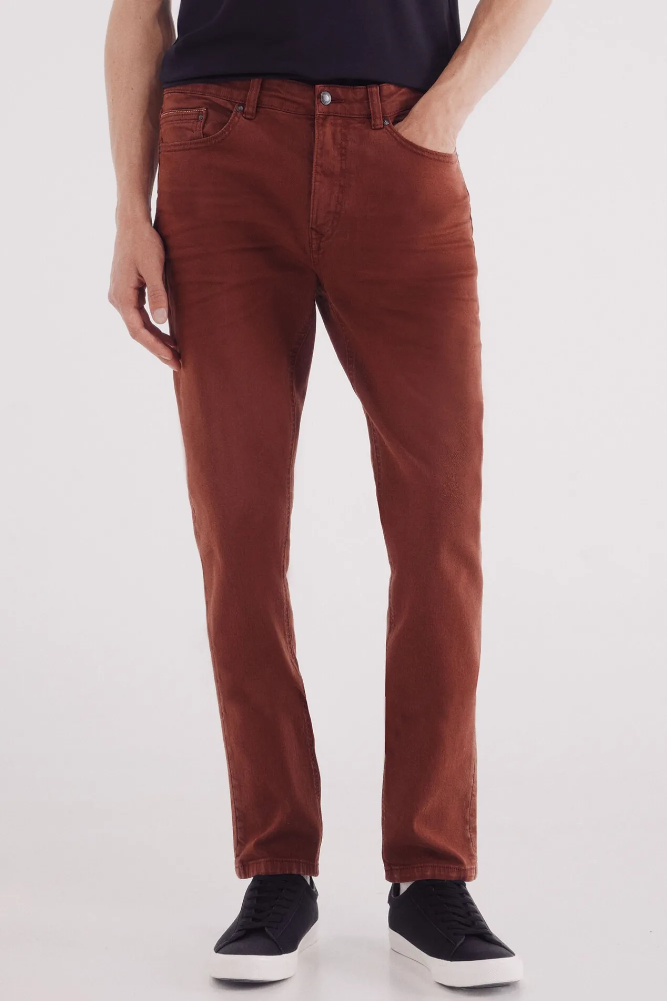 Hombre Springfield Pantalones>Pantalón 5 bolsillos color slim fit