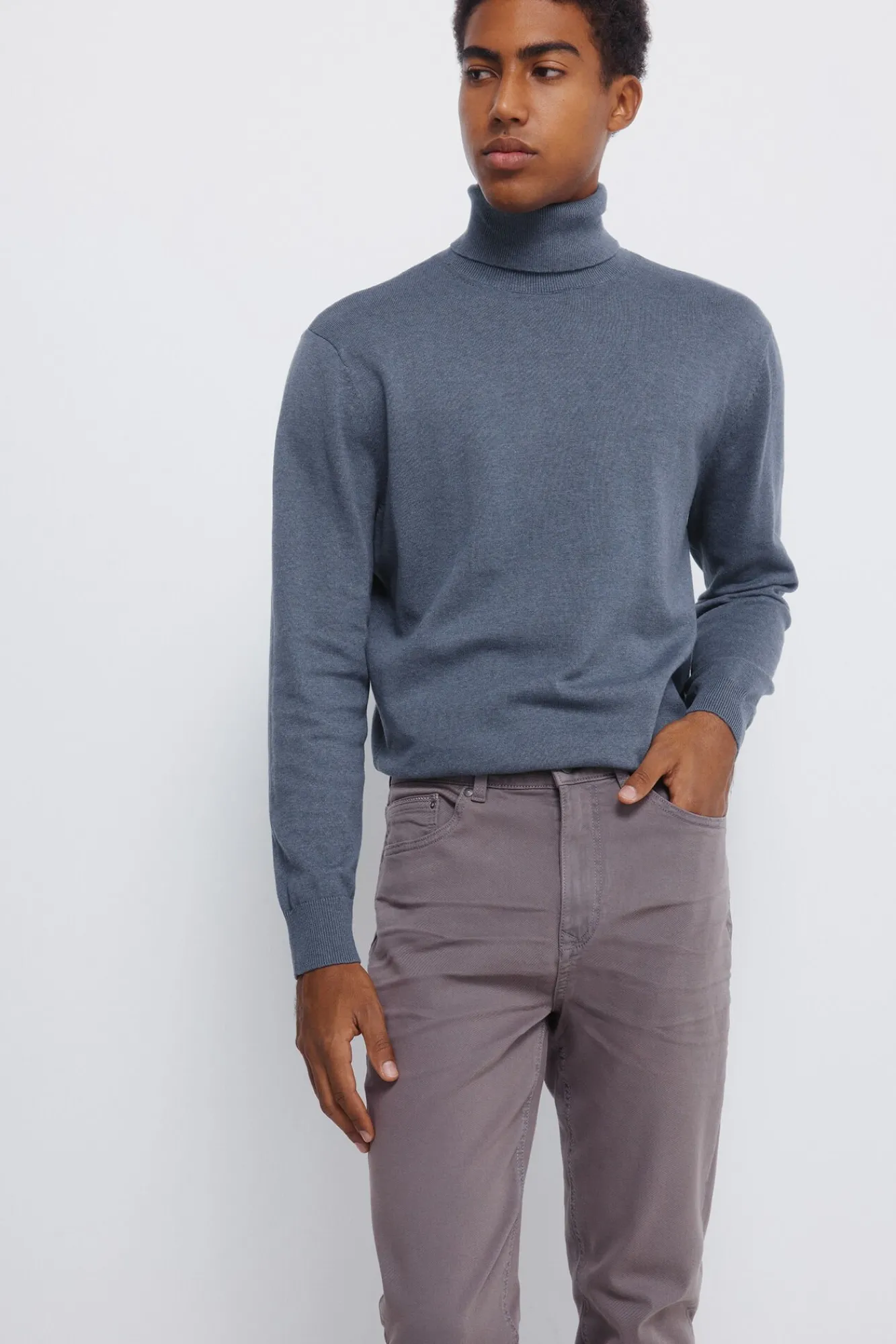 Hombre Springfield Pantalones>Pantalón 5 bolsillos color slim fit