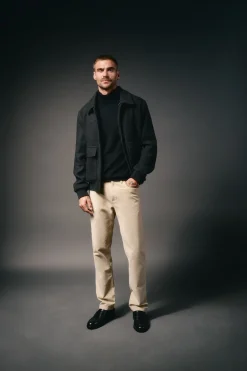 Hombre OOTO Pantalones>Pantalón 5 bolsillos slim fit pana