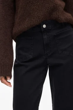 Mujer Vila Pantalones>Pantalón ancho con bolsillos delanteros