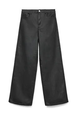 Mujer Vero Moda Curve Pantalones>Pantalón ancho efecto piel