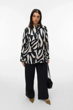 Mujer Vero Moda Curve Pantalones>Pantalón ancho talla grande