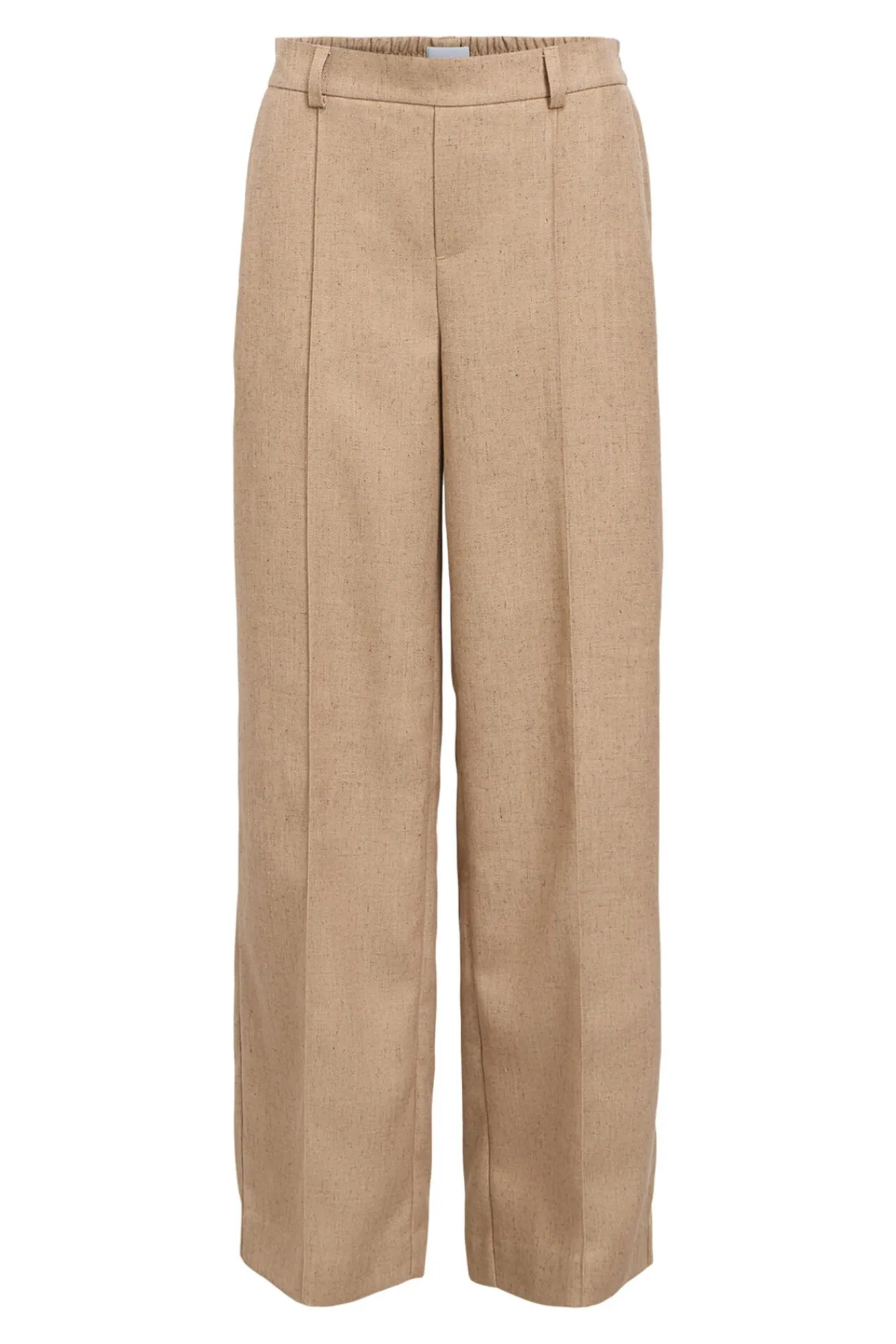 Mujer Object Pantalones>Pantalón ancho tweed