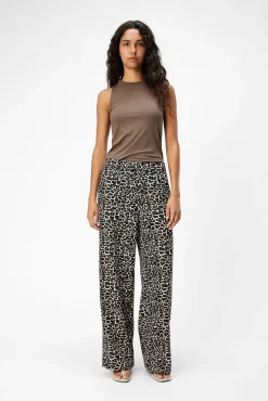 Mujer Object Pantalones>Pantalón animal print