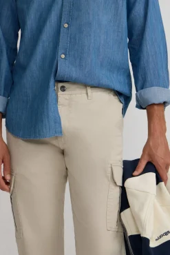 Hombre Silbon Pantalones>Pantalón cargo casual