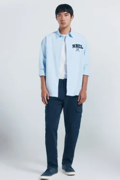 Hombre Springfield Pantalones>Pantalón cargo casual slim fit