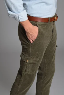 Hombre Cloking Pantalones>Pantalón Cargo Pana