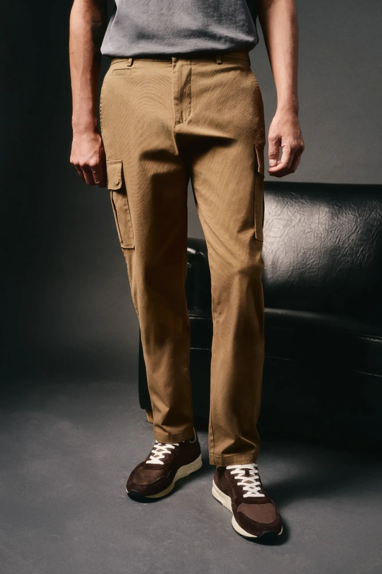 Hombre OOTO Pantalones>Pantalón cargo slim fit