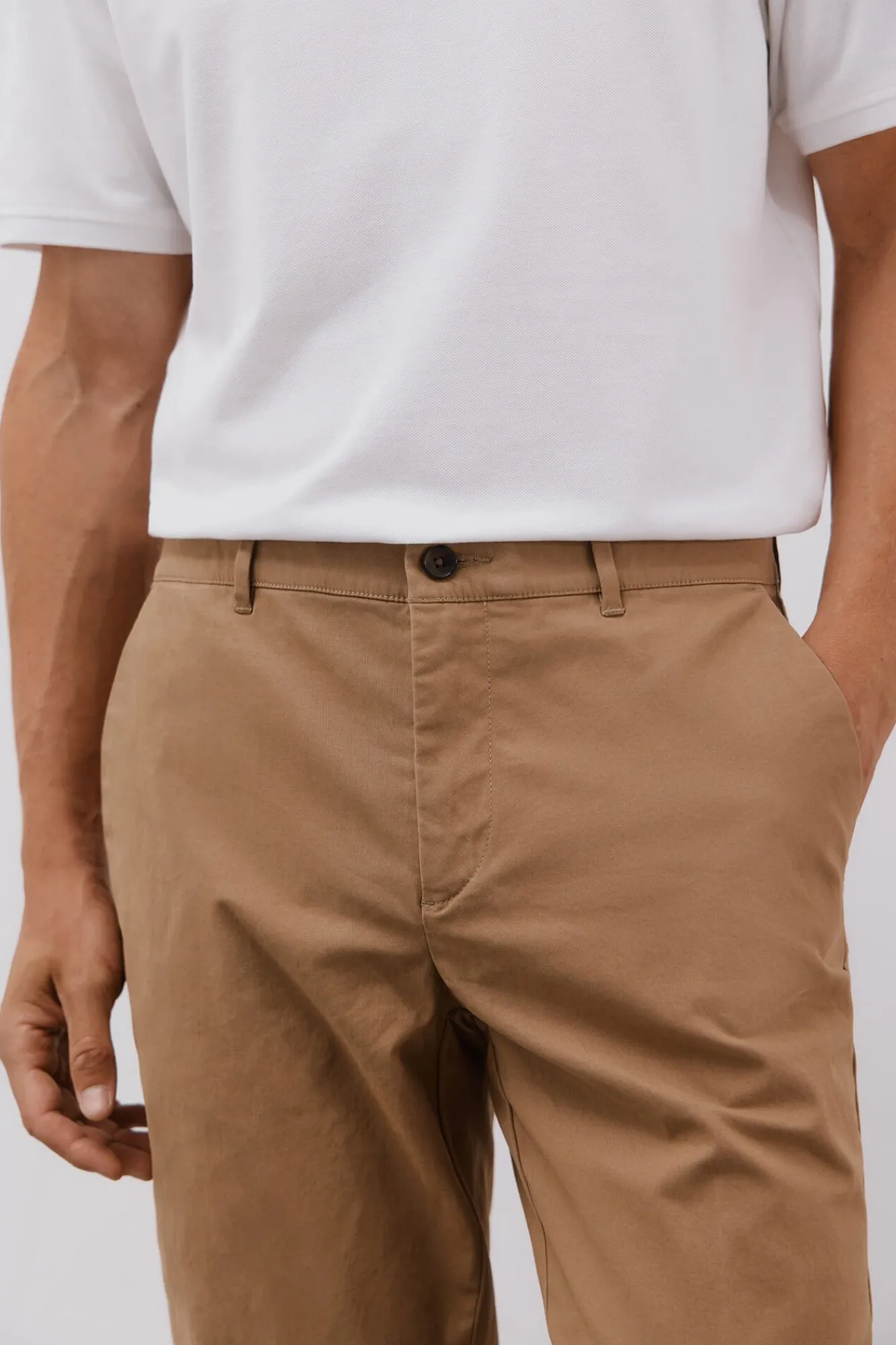 Hombre Cortefiel Pantalones|Chinos>Pantalón chino confort regular fit
