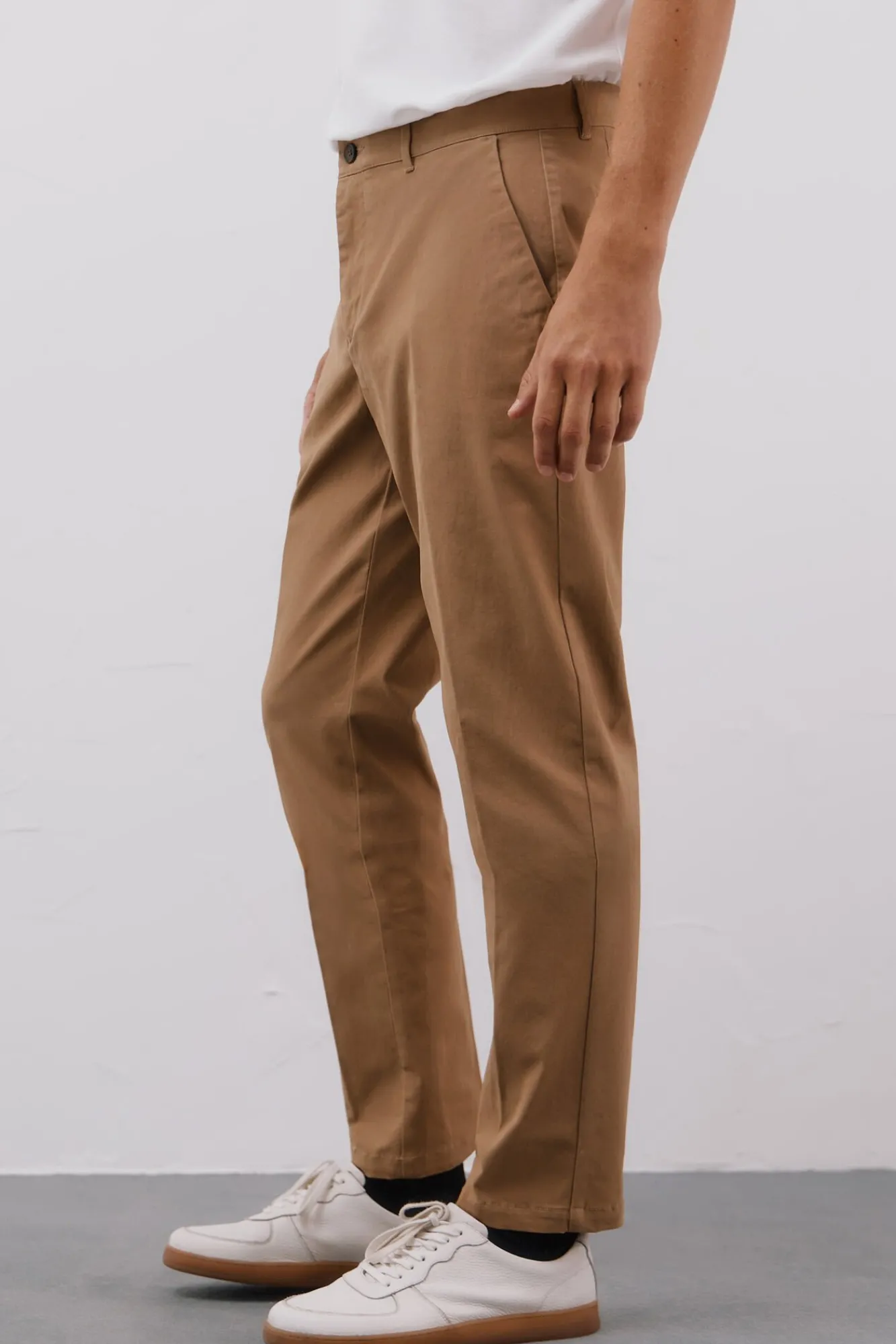 Hombre Cortefiel Pantalones|Chinos>Pantalón chino confort regular fit