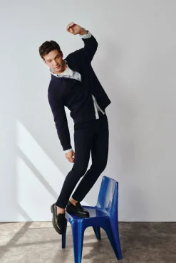 Hombre Cortefiel Pantalones|Chinos>Pantalón chino confort tapered fit