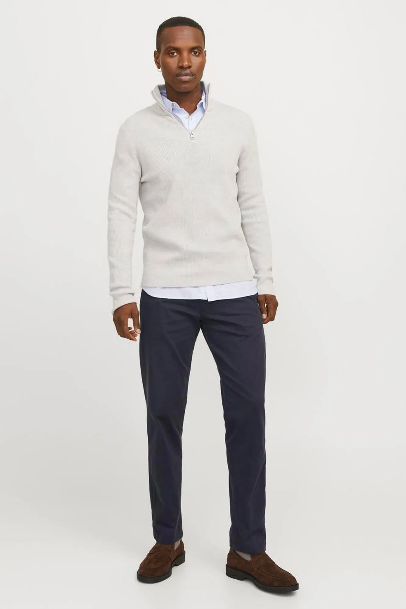 Hombre Jack & Jones Pantalones|Chinos>Pantalón chino de corte relajado