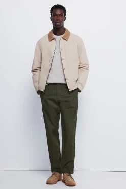 Hombre Springfield Pantalones|Chinos>Pantalón chino dobby comfort fit