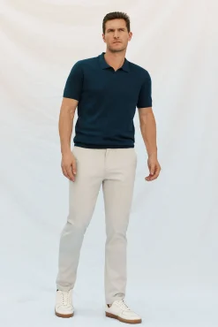 Hombre Cortefiel Pantalones|Chinos>Pantalón chino ligero regular fit