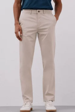 Hombre Cortefiel Pantalones|Chinos>Pantalón chino ligero regular fit