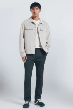 Hombre Springfield Pantalones|Chinos>Pantalón chino microestampado slim fit