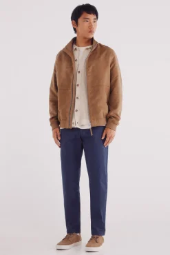 Hombre Springfield Pantalones|Chinos>Pantalón chino microestampado slim fit