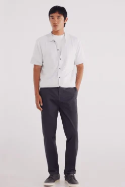 Hombre Springfield Pantalones|Chinos>Pantalón chino microestampado slim fit