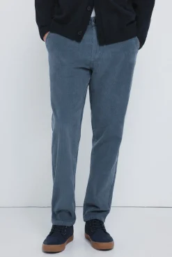 Hombre Springfield Pantalones|Chinos>Pantalón chino pana lavada comfort slim fit