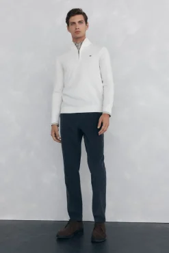 Hombre Pedro del Hierro Pantalones|Chinos>Pantalón chino pana ligera slim fit