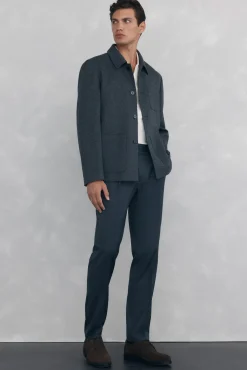 Hombre Pedro del Hierro Pantalones|Chinos>Pantalón chino pinzas tapered fit