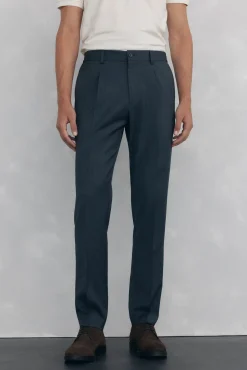 Hombre Pedro del Hierro Pantalones|Chinos>Pantalón chino pinzas tapered fit