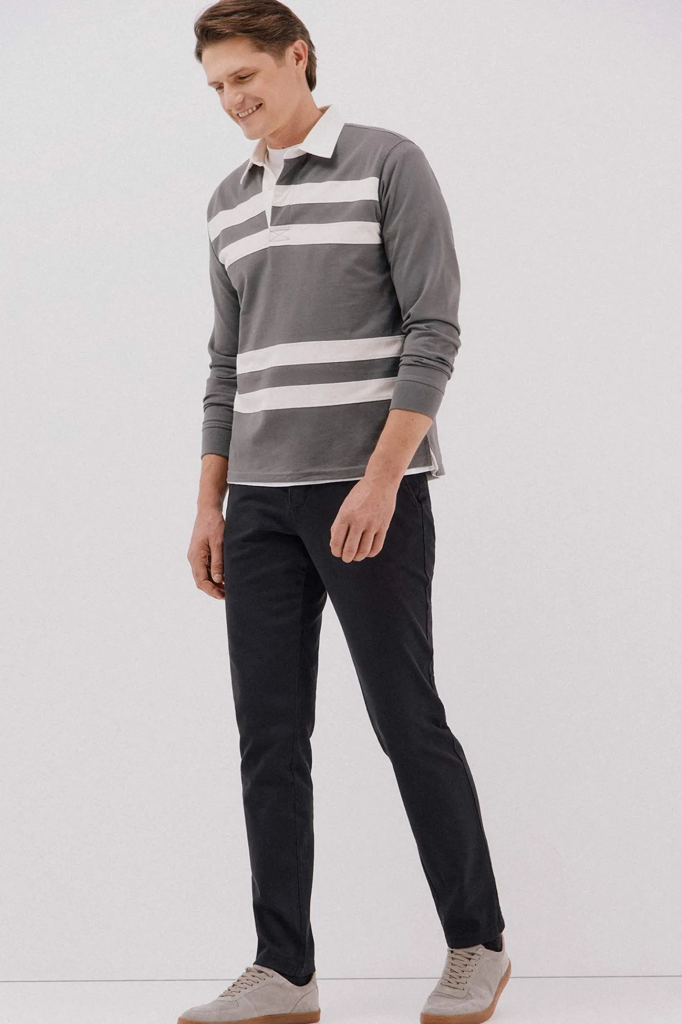 Hombre Cortefiel Pantalones|Chinos>Pantalón chino print slim