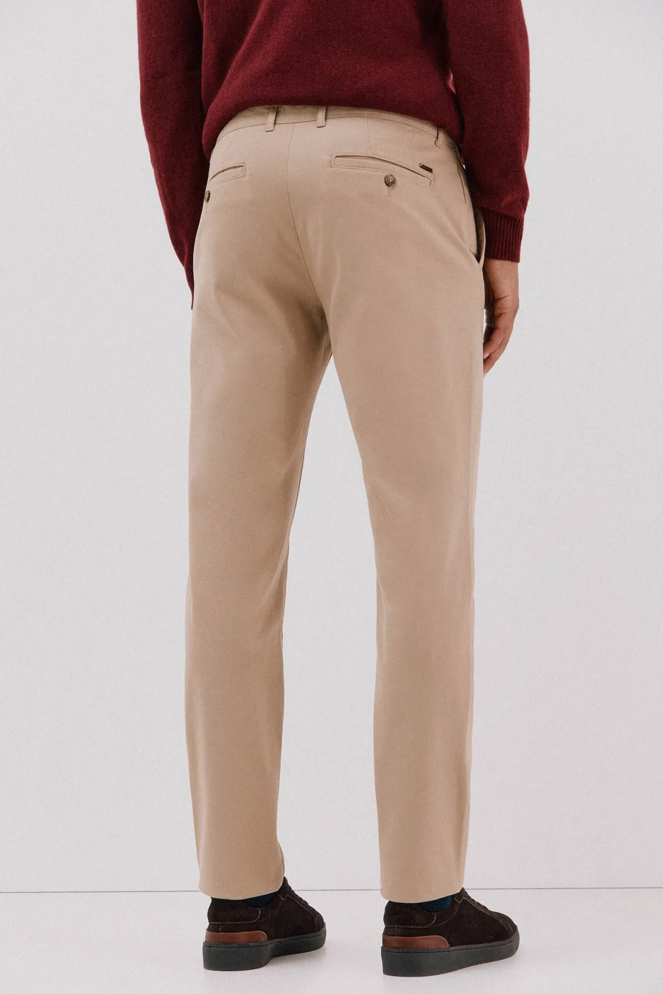Hombre Cortefiel Pantalones|Chinos>Pantalón chino print slim