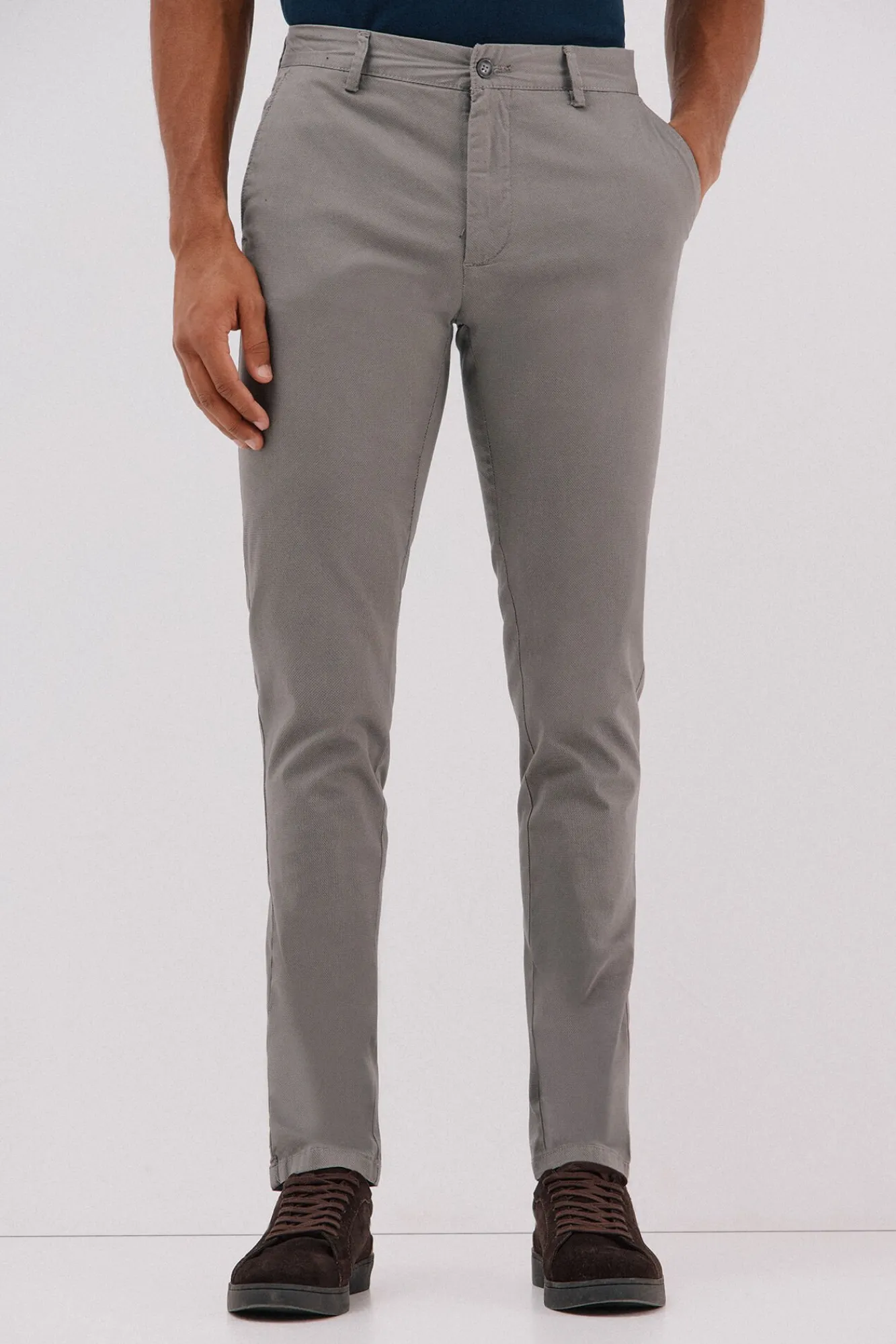 Hombre Cortefiel Pantalones|Chinos>Pantalón chino print slim