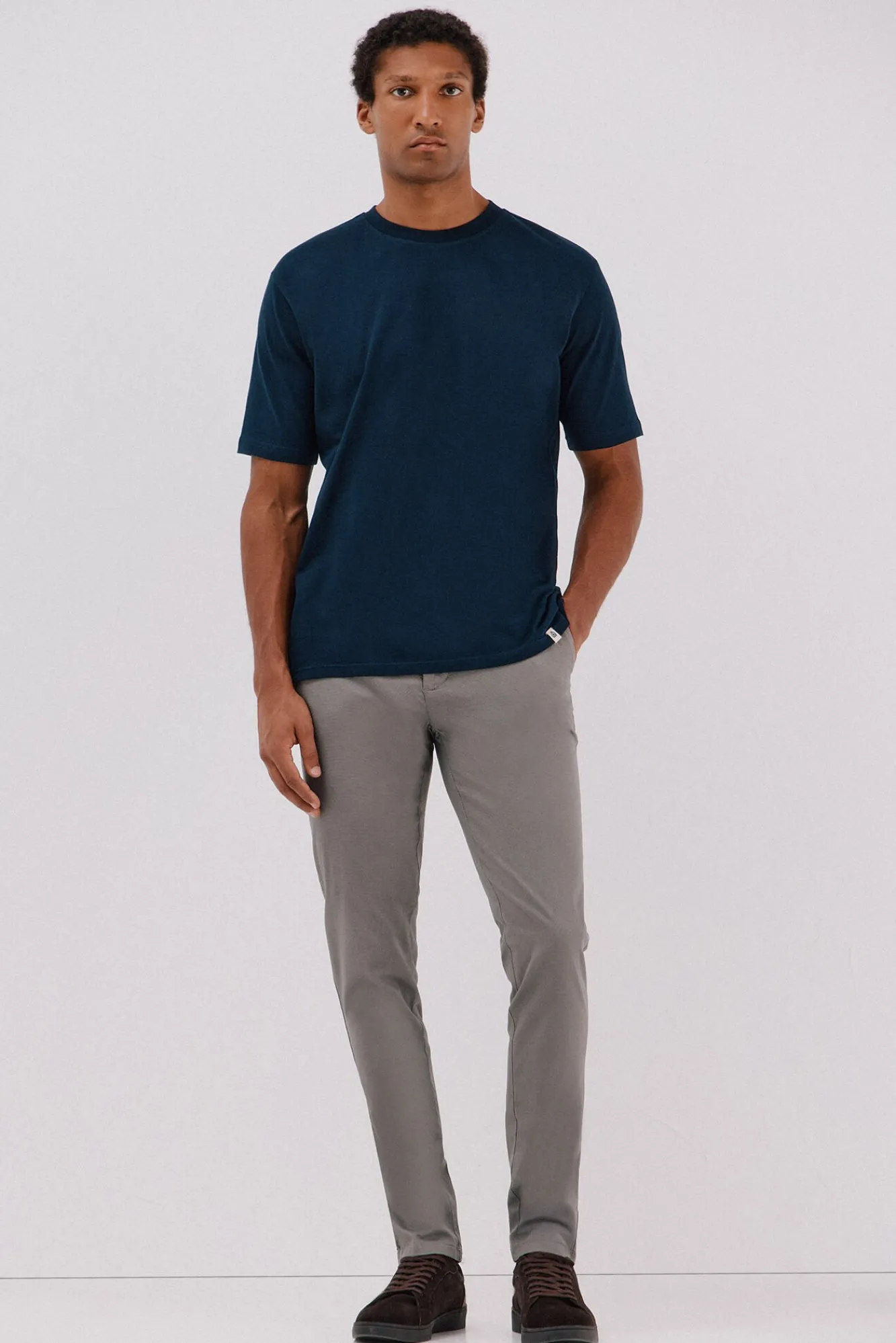 Hombre Cortefiel Pantalones|Chinos>Pantalón chino print slim