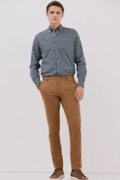 Hombre Cortefiel Pantalones|Chinos>Pantalón chino print slim