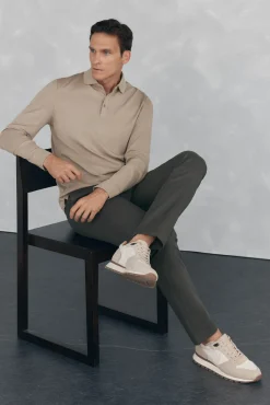 Hombre Pedro del Hierro Pantalones|Chinos>Pantalón chino print slim