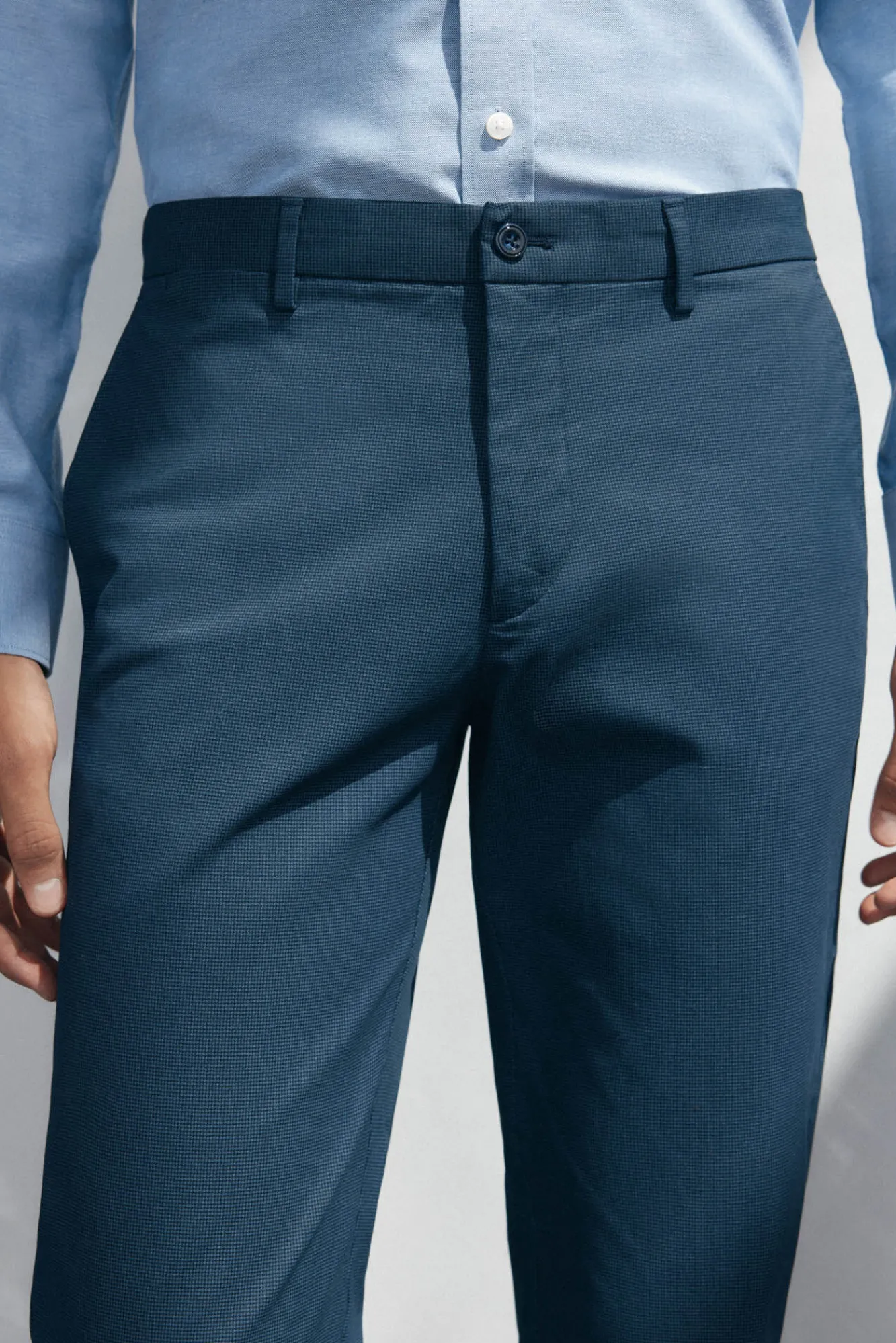Hombre Pedro del Hierro Pantalones|Chinos>Pantalón chino print slim fit