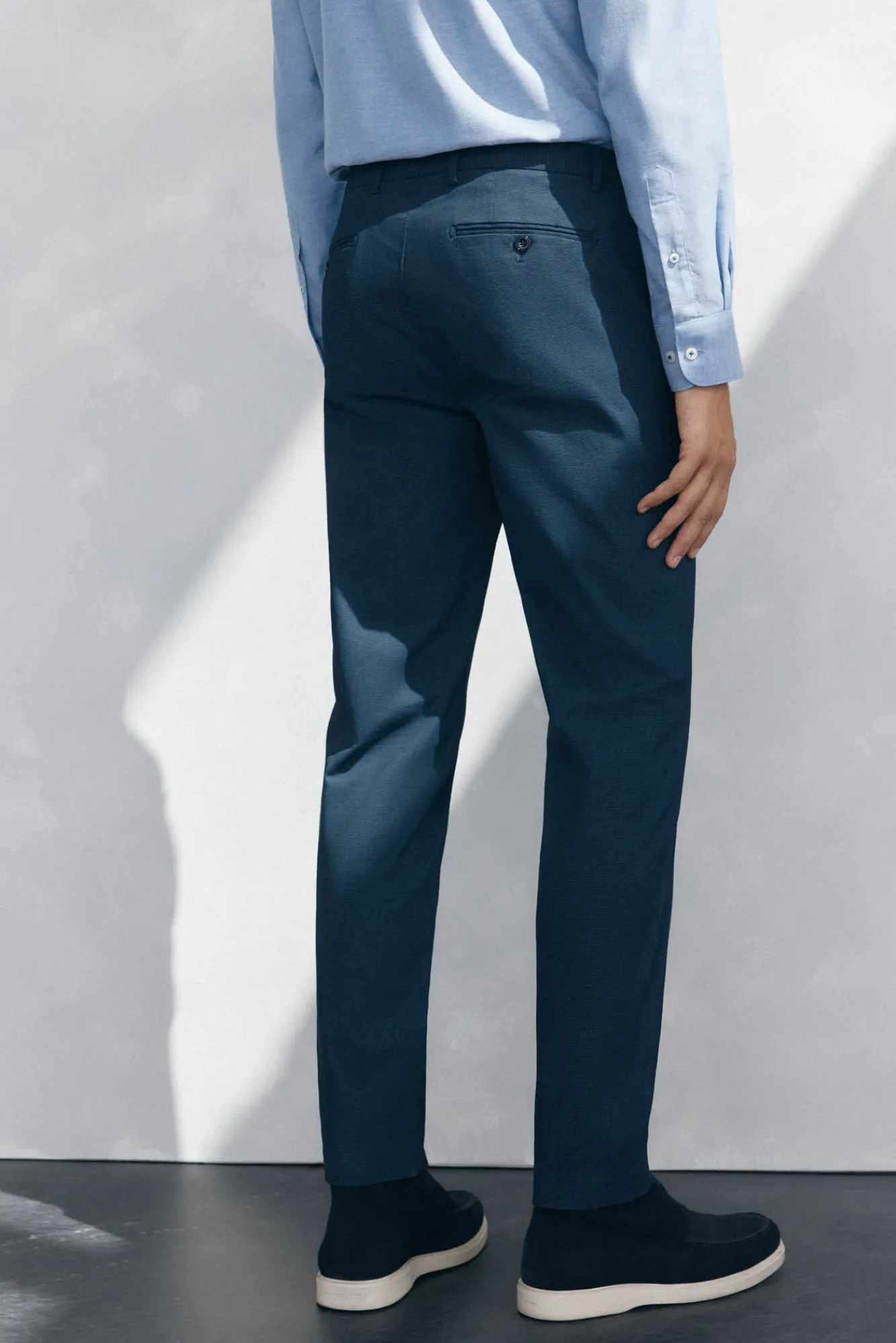 Hombre Pedro del Hierro Pantalones|Chinos>Pantalón chino print slim fit