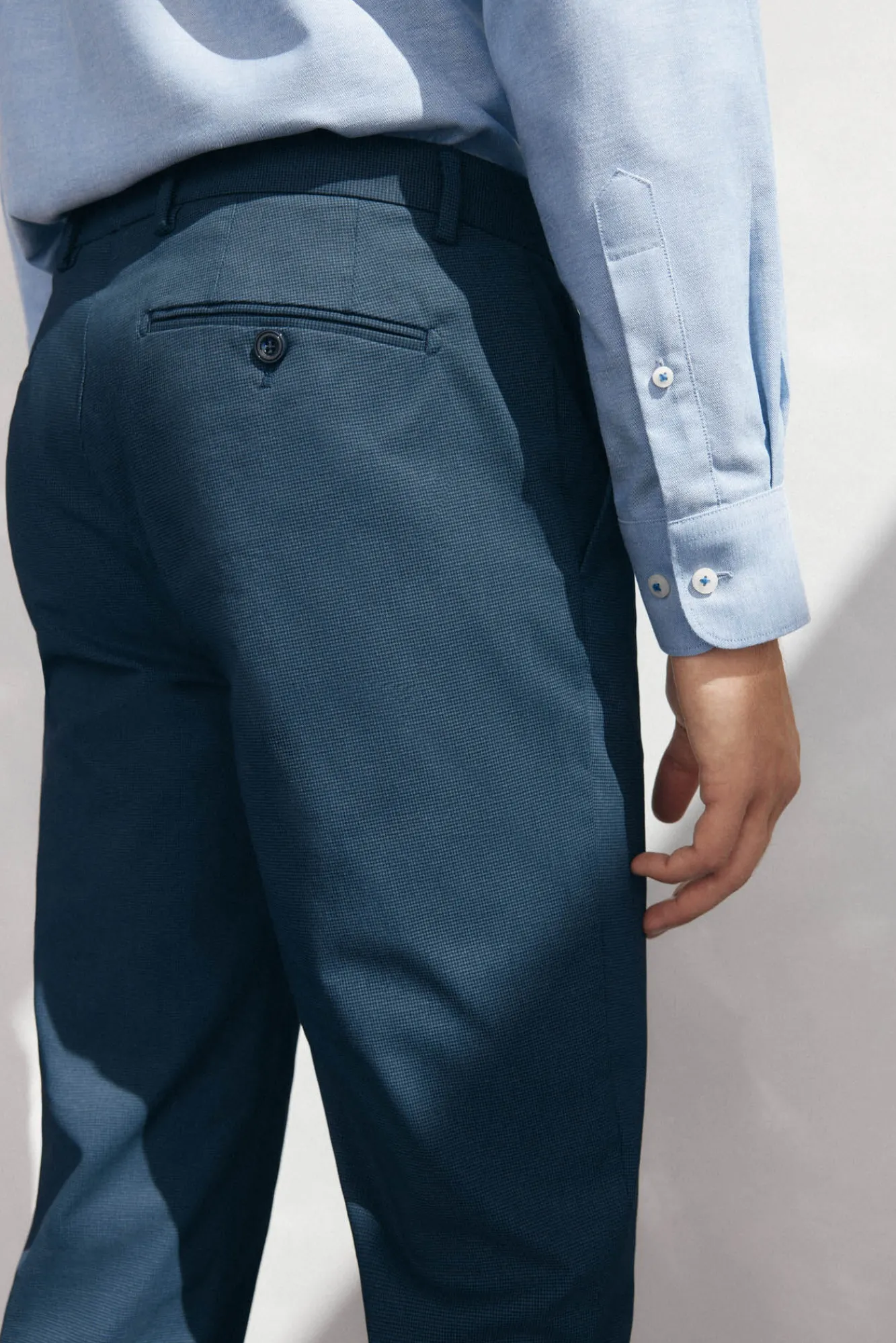 Hombre Pedro del Hierro Pantalones|Chinos>Pantalón chino print slim fit
