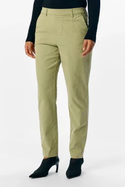Mujer Object Pantalones>Pantalón chino sarga