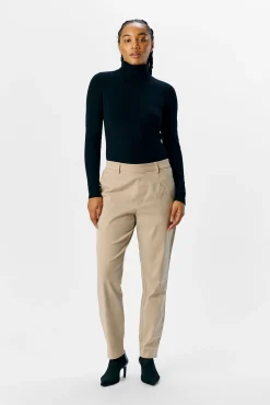 Mujer Object Pantalones>Pantalón chino sarga