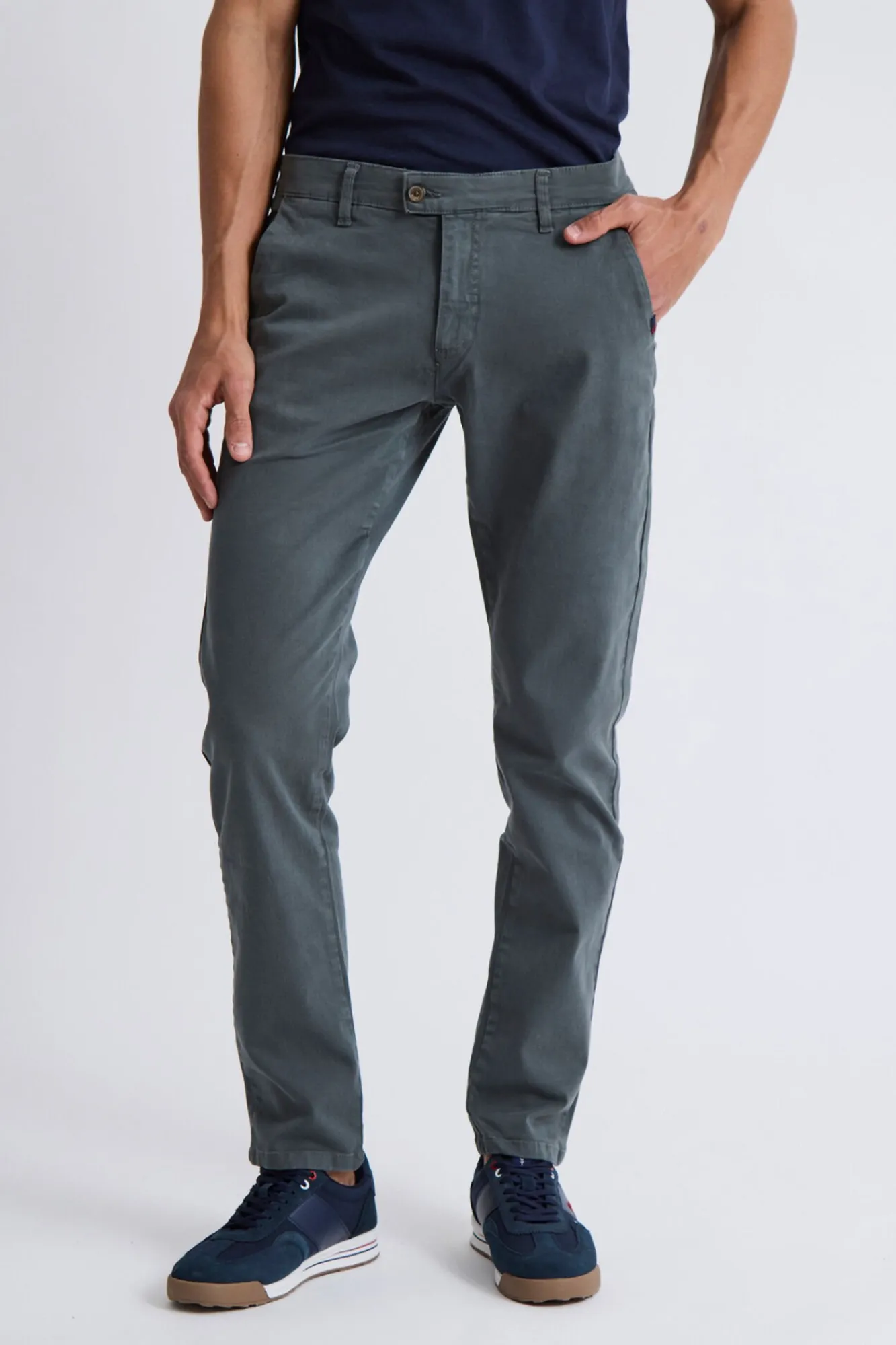 Hombre Williot Pantalones|Chinos>Pantalón Chino Slim