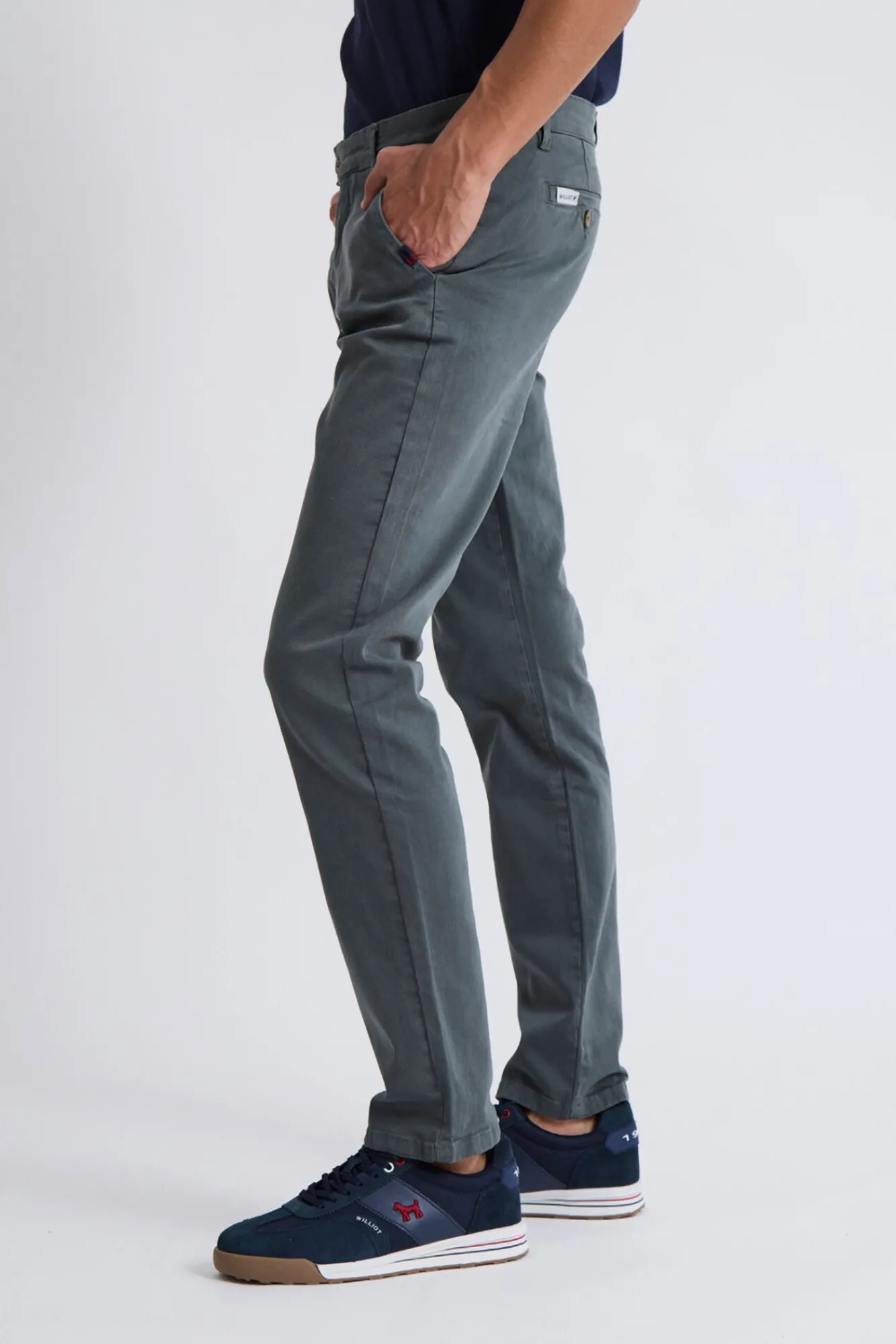 Hombre Williot Pantalones|Chinos>Pantalón Chino Slim
