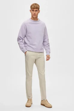 Hombre Selected Pantalones|Chinos>Pantalón chino Slim Fit confeccionado con algodón orgánico