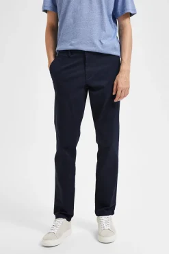 Hombre Selected Pantalones|Chinos>Pantalón chino Slim Fit confeccionado con algodón orgánico