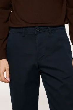 Hombre Selected Pantalones|Chinos>Pantalón chino Slim Fit confeccionado con algodón orgánico