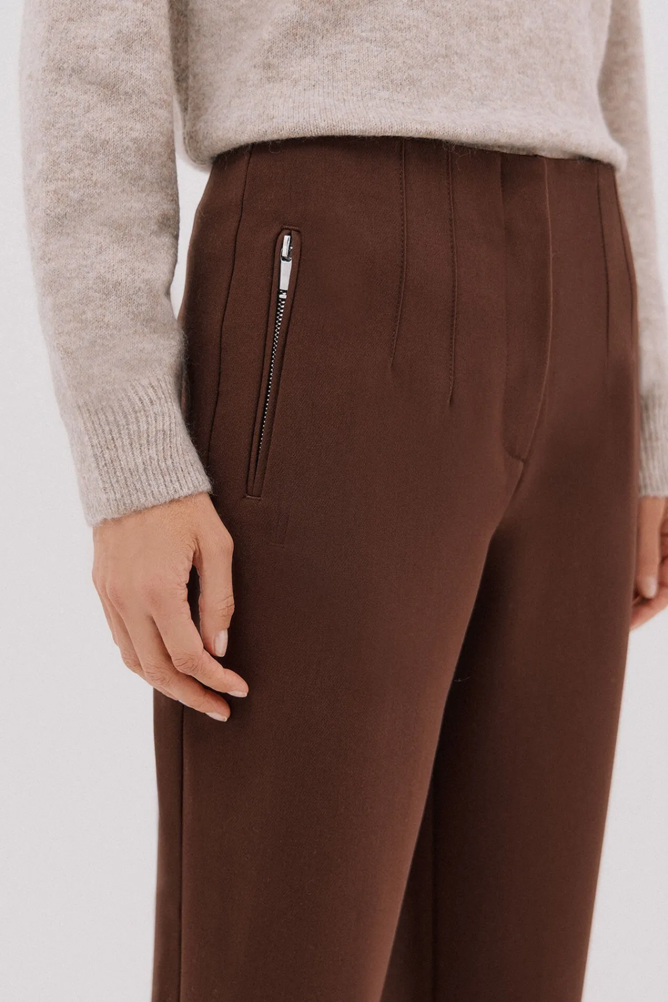 Mujer Cortefiel Pantalones>Pantalón cremalleras