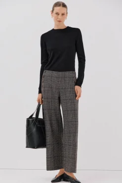 Mujer Cortefiel Pantalones>Pantalón de mujer crop y ancho