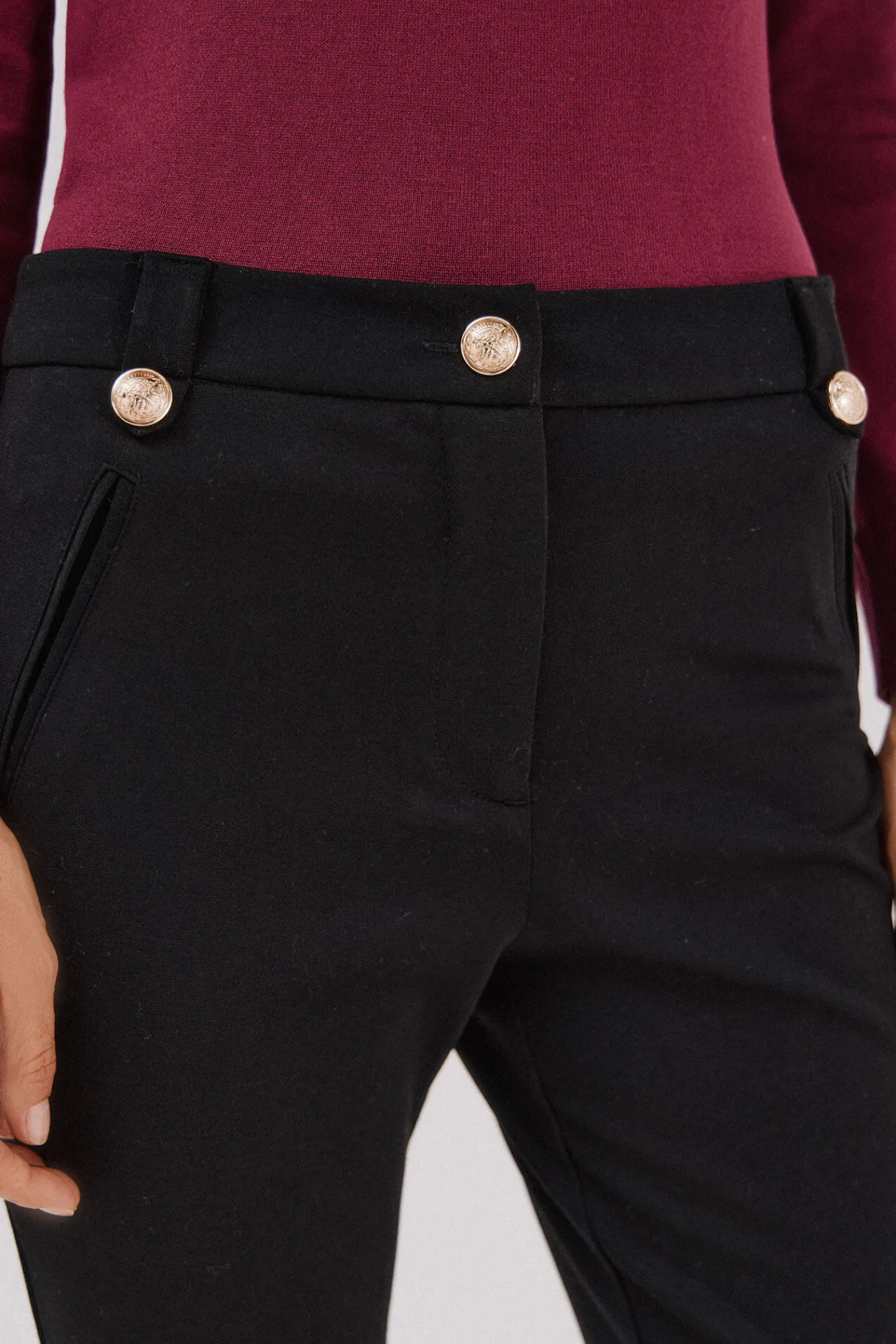 Mujer Cortefiel Pantalones>Pantalón de mujer de punto