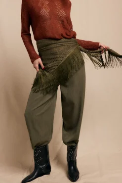 Mujer Slowlove Pantalones>Pantalón de pinzas rastrero