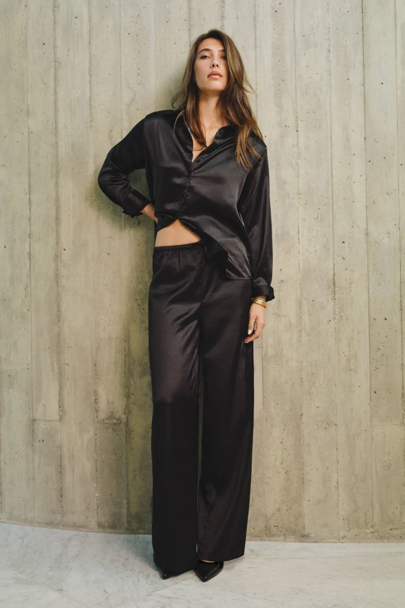 Mujer Cortefiel Pantalones>Pantalón de strass