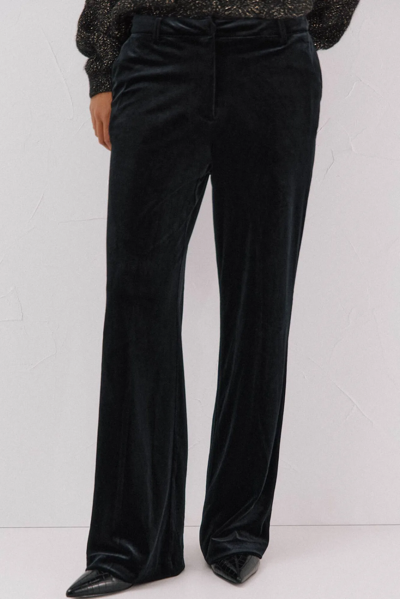 Mujer Cortefiel Pantalones>Pantalón de terciopelo