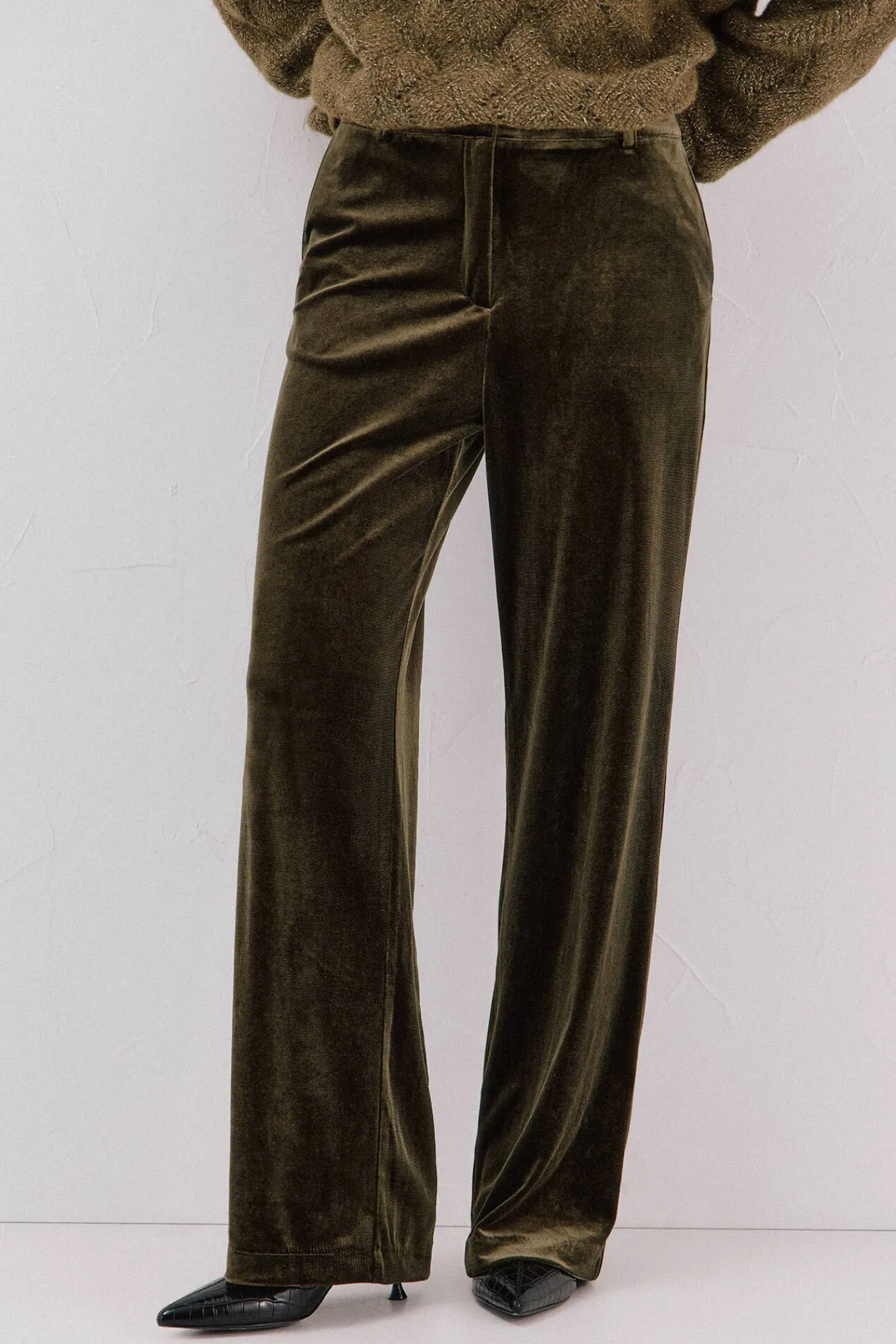 Mujer Cortefiel Pantalones>Pantalón de terciopelo