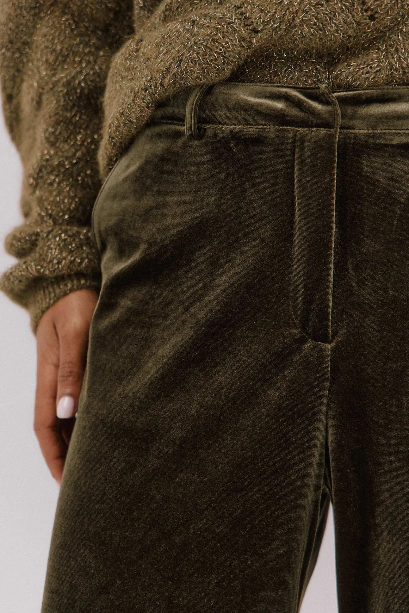 Mujer Cortefiel Pantalones>Pantalón de terciopelo